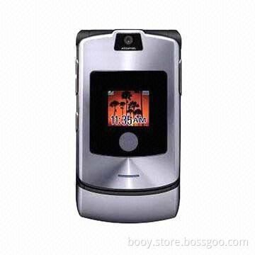 GSM Mobile Phone with Bluetooth, Digital Camera and Motorola RAZR V3I